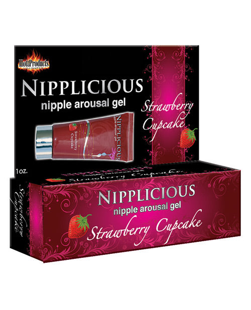 NIPPLICIOUS STRAWBERRY CUPCAKE 1 OZ