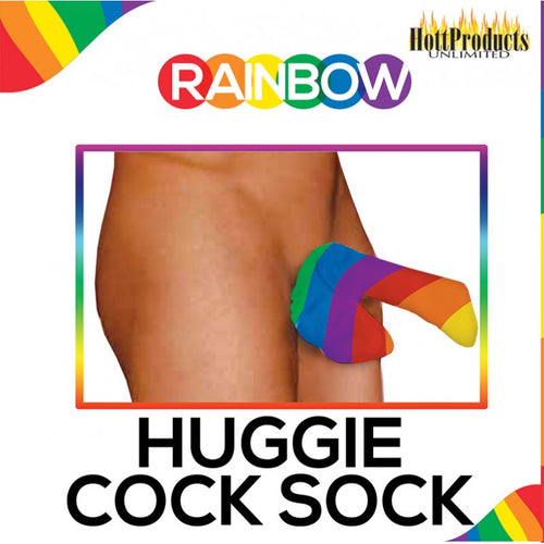 RAINBOW HUGGIE MEN'S COCK SOCK