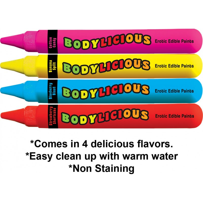 BODYLICIOUS EDIBLE BODY PENS 4PK