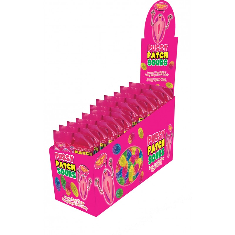 PUSSY PATCH SOURS 12PC DISPLAY