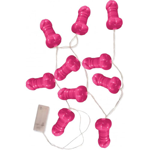 LIGHT UP PINK PECKER STRING PARTY LIGHTS