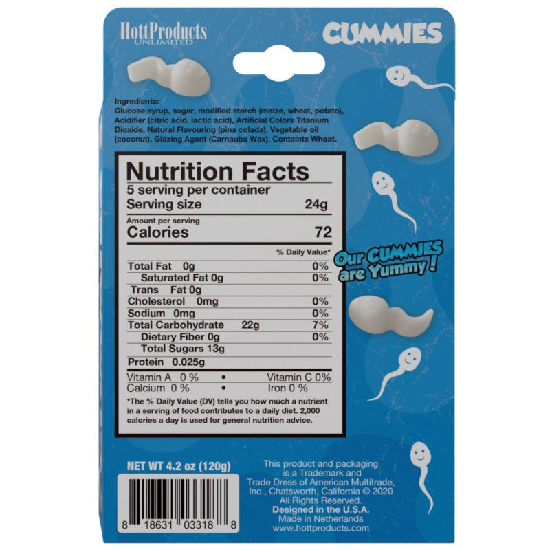 CUMMIES SPERM SHAPE GUMMY