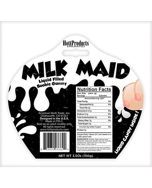 CUM SHOTS MILK MAID LIQUID FILLED GUMMY BOOBS