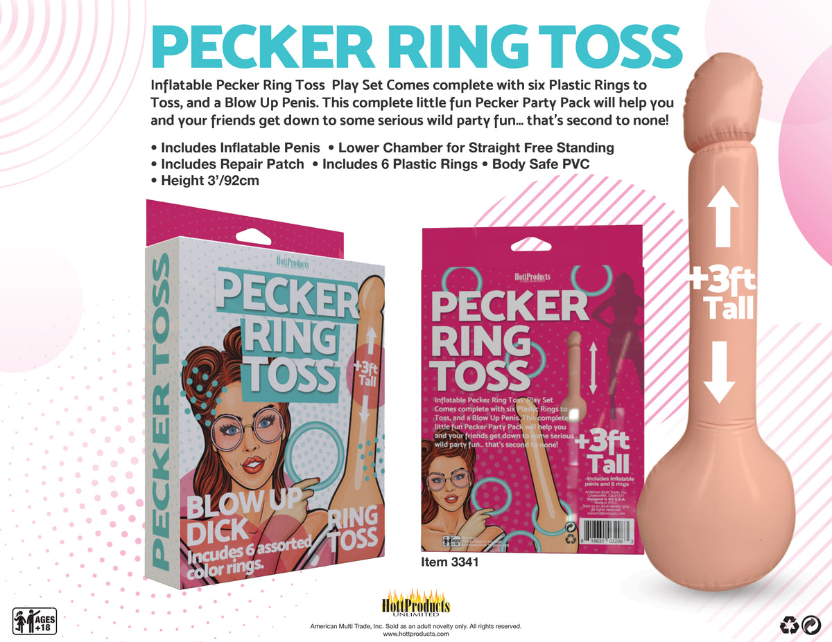 INFLATABLE PECKER RING TOSS