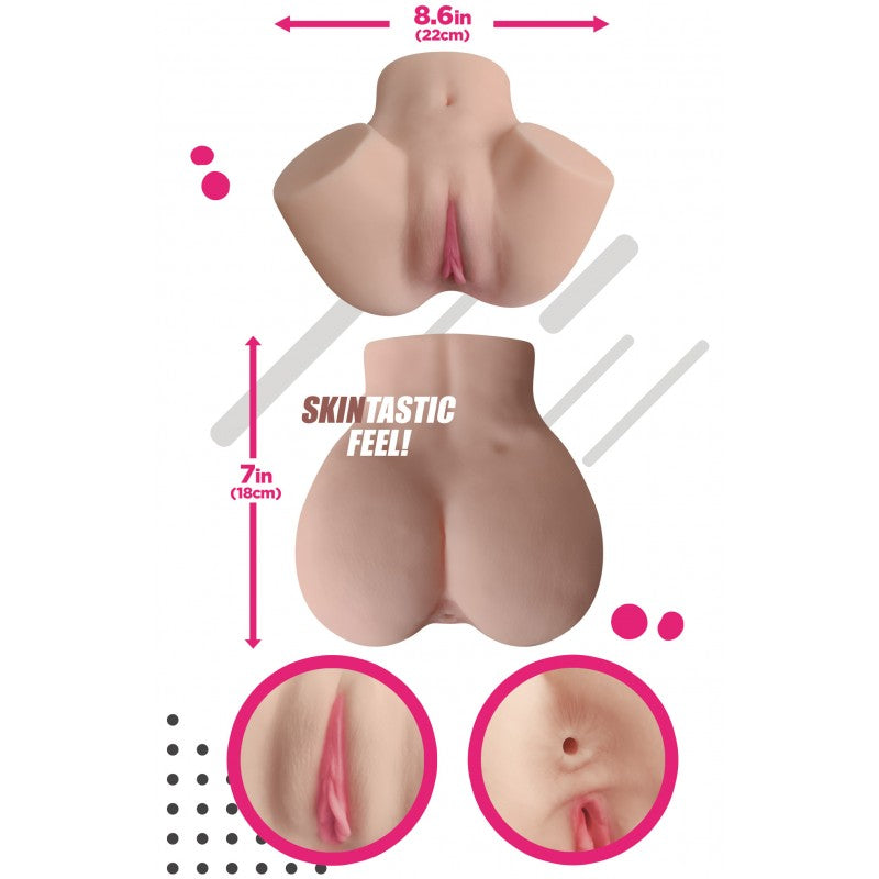 SKINSATIONS SWEET CHEEKS ASS & PUSSY STROKER