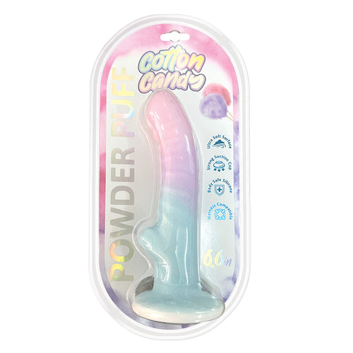 COTTON CANDY PIXIE DIX 6.5IN SILICONE DILDO
