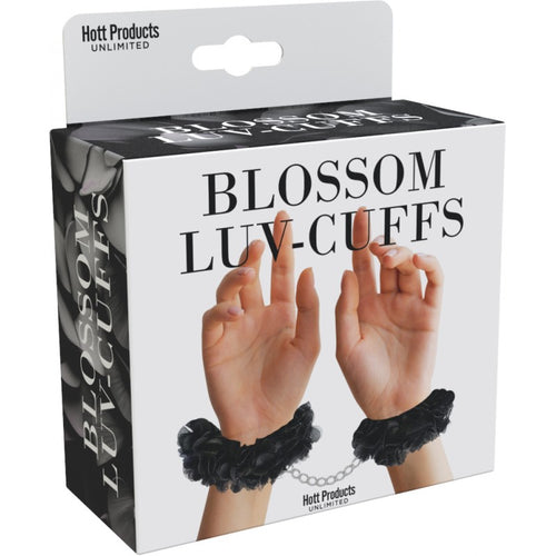 BLOSSOM LUV CUFFS FLOWER CUFFS BLACK