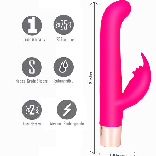 HAILEY PRO RECHARGEABLE RABBIT - MTMA2201
