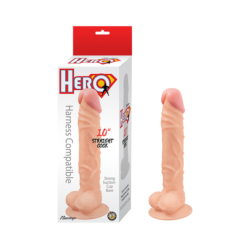 Hero Straight Cock White-Pinkfoxxx