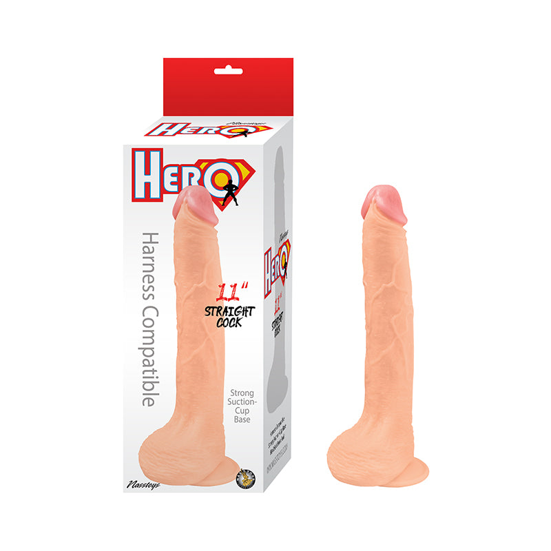 Hero Straight Cock White-Pinkfoxxx