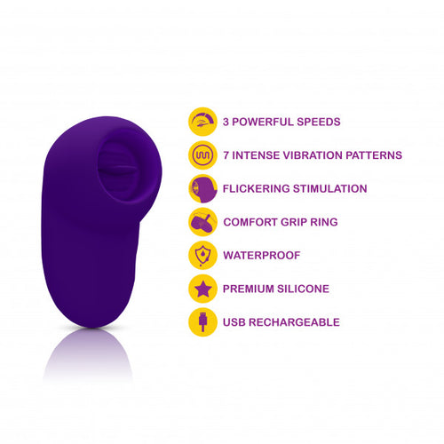 KENLEY VIOLET INTENSE FLICKERING FINGER VIBE - VB75031