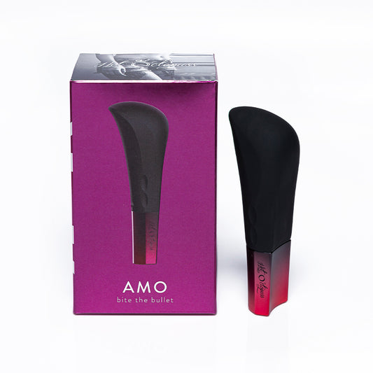 Hot Octopuss Amo Rechargeable Bullet Vibrator Black-Pinkfoxxx