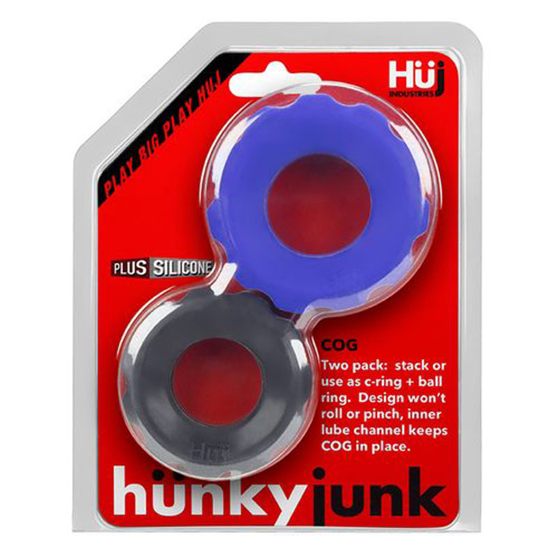Hunkyjunk COG 2 size c-ring, pack-Pinkfoxxx