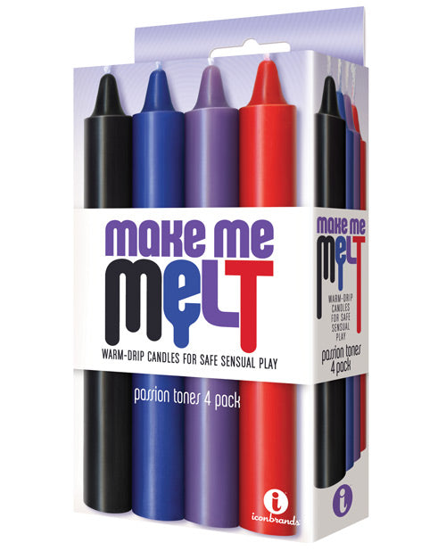 THE 9'S MAKE ME MELT SENSUAL WARM-DRIP CANDLES PASSION TONE - IB23262