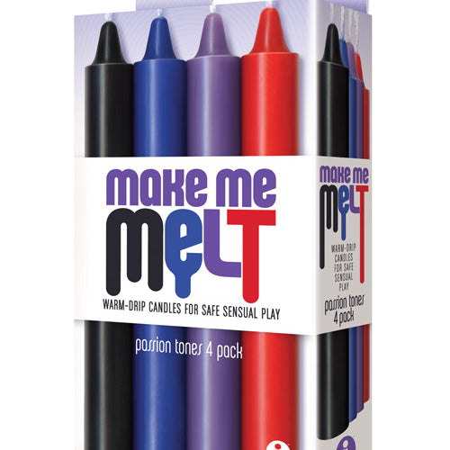 THE 9'S MAKE ME MELT SENSUAL WARM-DRIP CANDLES PASSION TONE - IB23262
