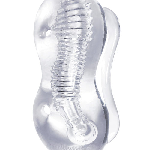 THE 9S CLEAR STROKE TWISTER MASTURBATOR - IB2628