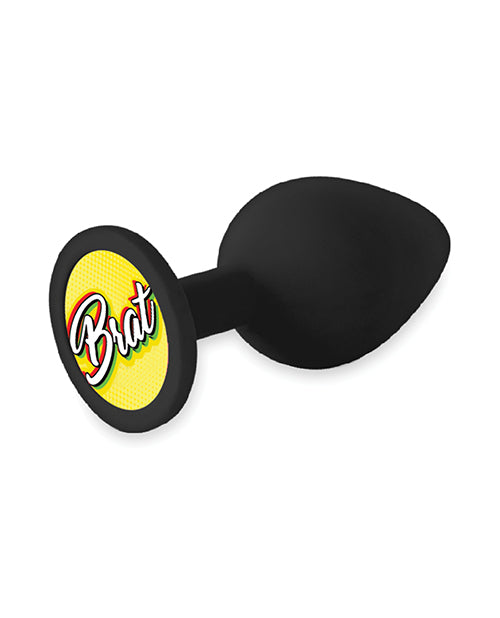 THE 9'S BOOTY TALK BRAT SILICONE BUTT PLUG - IB2853