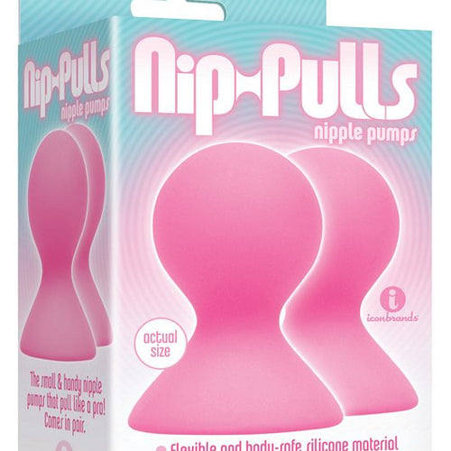9'S SILICONE NIP PULLS PINK - IB23102