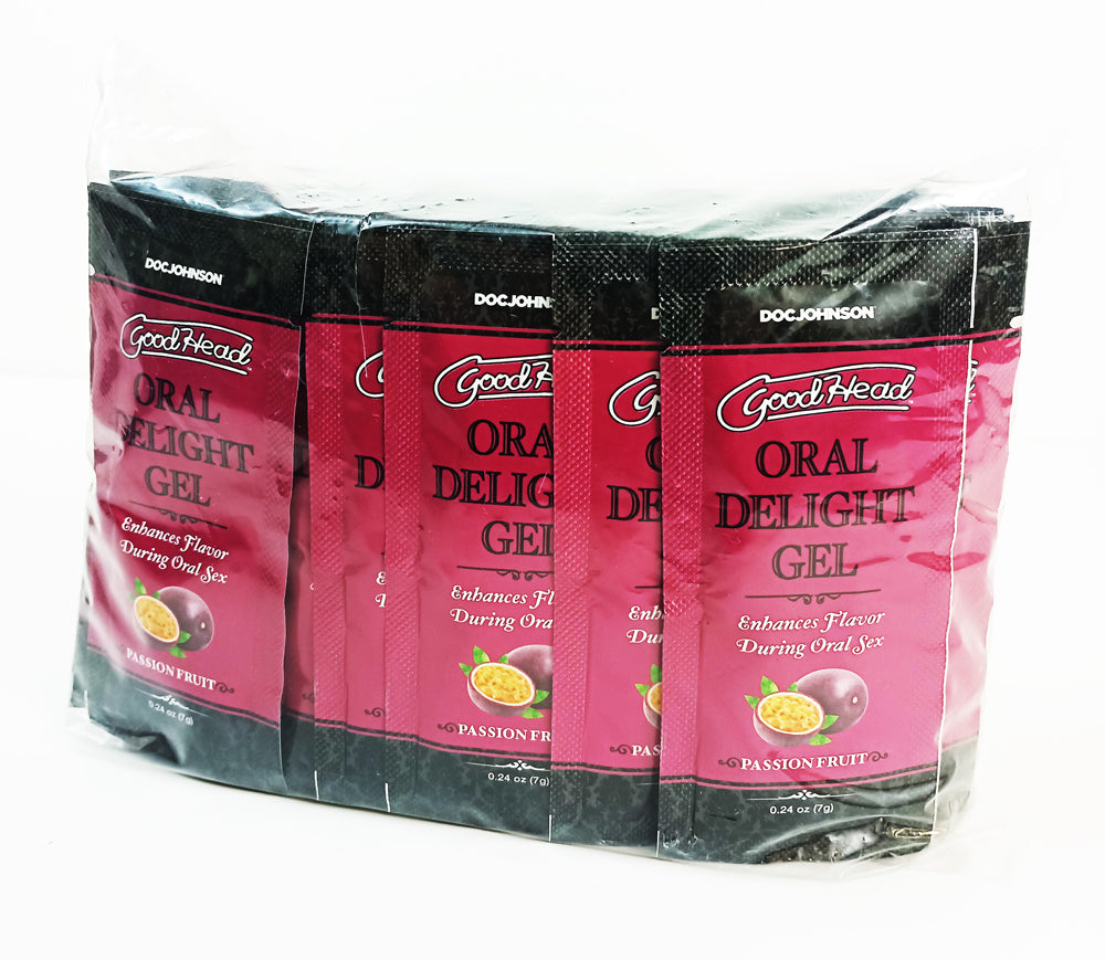 GOODHEAD ORAL DELIGHT GEL BULK REFILL PASSION FRUIT 48 PCS 0.24 OZ