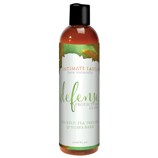 Intimate Earth Defense Protection Glide with Sea Kelp, Tea Tree Oil & Guava Bark 4 oz.-Pinkfoxxx