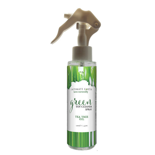Intimate Earth Green Toy Cleaner Spray with Tea Tree Oil 4.1 oz.-Pinkfoxxx