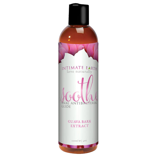 Intimate Earth Soothe Anal Antibacterial Glide with Guava Bark Extract 4 oz.-Pinkfoxxx