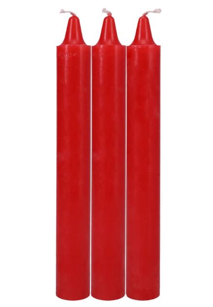 JAPANESE DRIP CANDLES RED