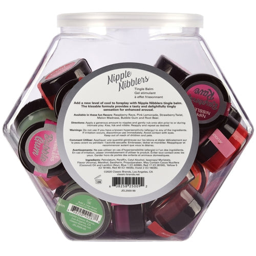 NIPPLE NIBBLERS COOL TINGLE BALM FISHBOWL 36 PCS