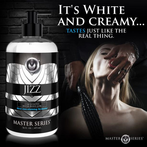 MASTER SERIES JIZZ CUM SCENTED WATER BASED LUBE 16OZ - XRAH913