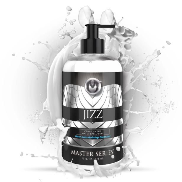 MASTER SERIES JIZZ CUM SCENTED WATER BASED LUBE 16OZ - XRAH913