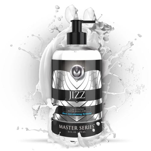 MASTER SERIES JIZZ CUM SCENTED WATER BASED LUBE 16OZ - XRAH913