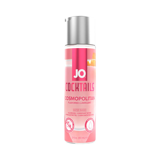 JO Cocktails Cosmopolitan Flavored Water-Based Lubricant 2 oz.-Pinkfoxxx