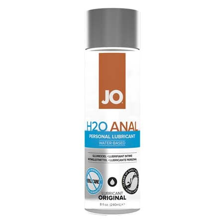 JO H2O Anal - Original - Lubricant (Water-Based) 8 fl oz / 240 ml-Pinkfoxxx