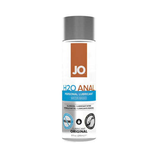 JO H2O Anal - Original - Lubricant (Water-Based) 8 fl oz / 240 ml-Pinkfoxxx