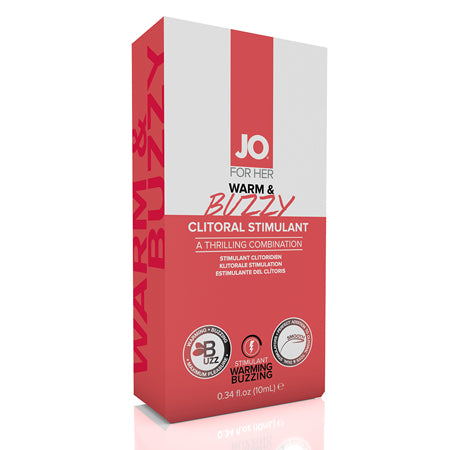 JO Warm & Buzzy Clitoral Stimulant Cream 0.34 oz.-Pinkfoxxx