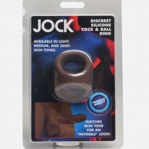 JOCK SILICONE COCK & BLL RING DARK - CN09097111