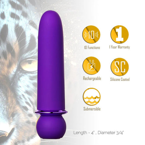 JAGUAR POWERFUL BULLET PURPLE RECHARGEABLE - MTMA2401PUR