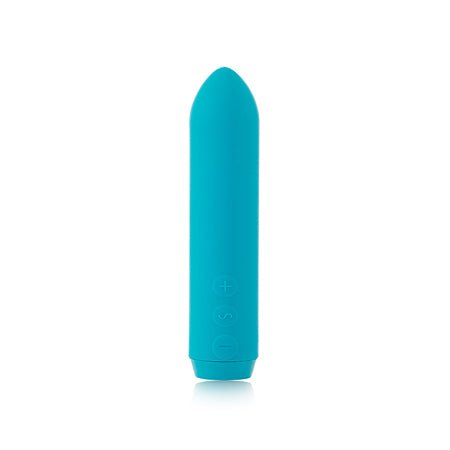 Je Joue Classic Bullet Vibrator Rechargeable Silicone with Finger Sleeve Teal-Pinkfoxxx
