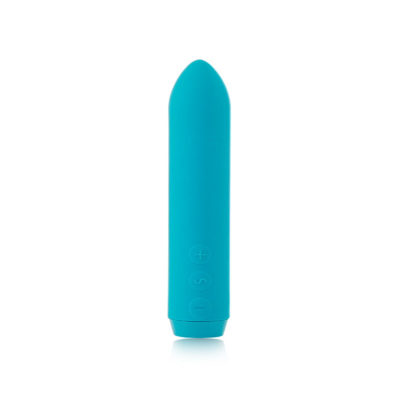 Je Joue Classic Bullet Vibrator Rechargeable Silicone with Finger Sleeve Teal-Pinkfoxxx