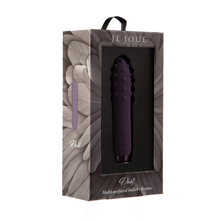 Je Joue Duet Rechargeable Silicone Multi-Surfaced Bullet Vibrator-Pinkfoxxx
