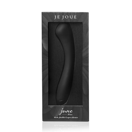 Je Joue Juno Flex Rechargeable Flexible Silicone Vibrator Black-Pinkfoxxx