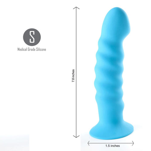 KENDALL SILICONE NEON BLUE DONG - MT2503B4