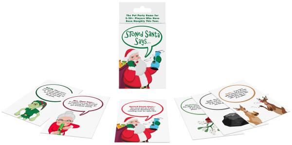 STONED SANTA SAYS NAUGHTY CARD GAME