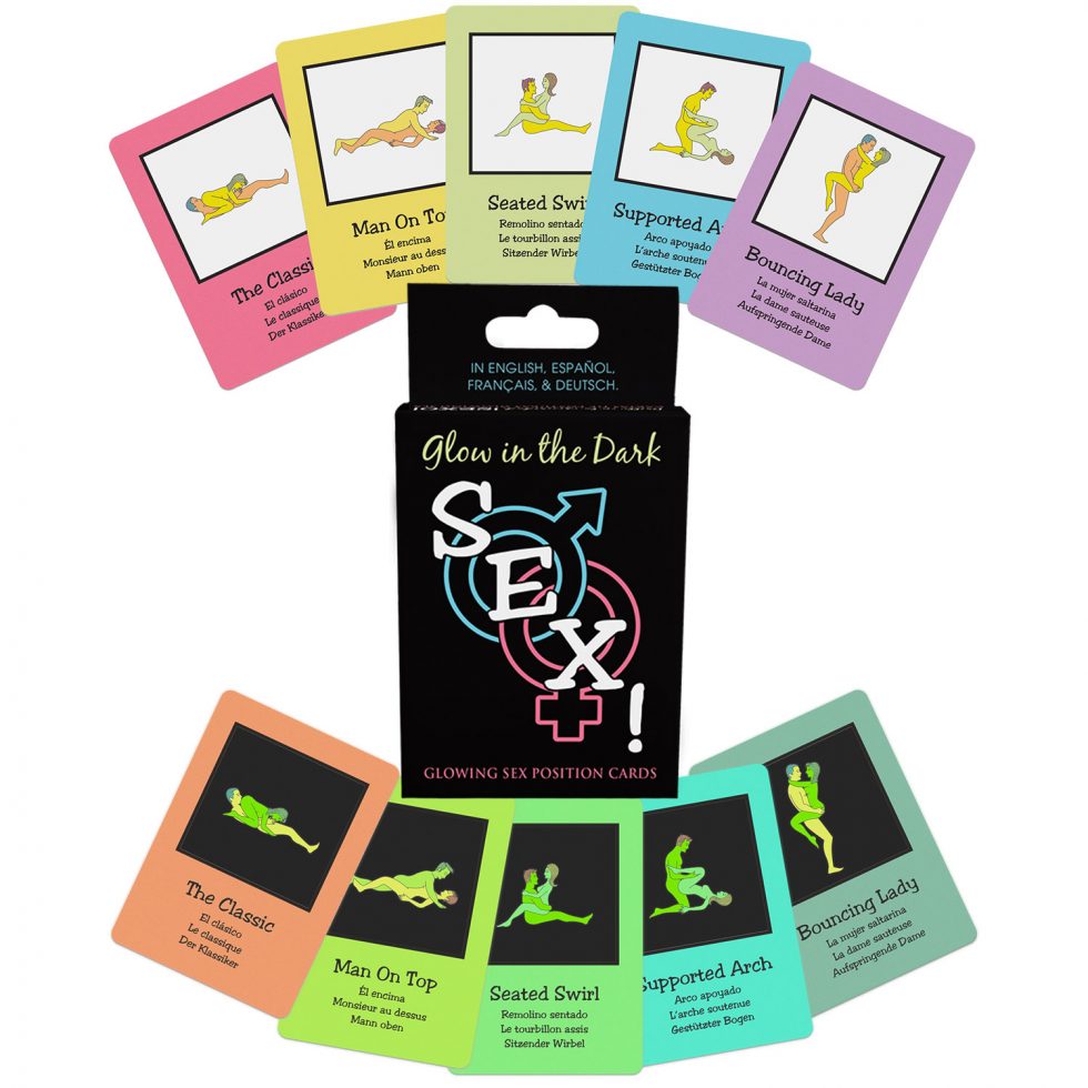 GLOW-IN-THE-DARK SEX! CARDS