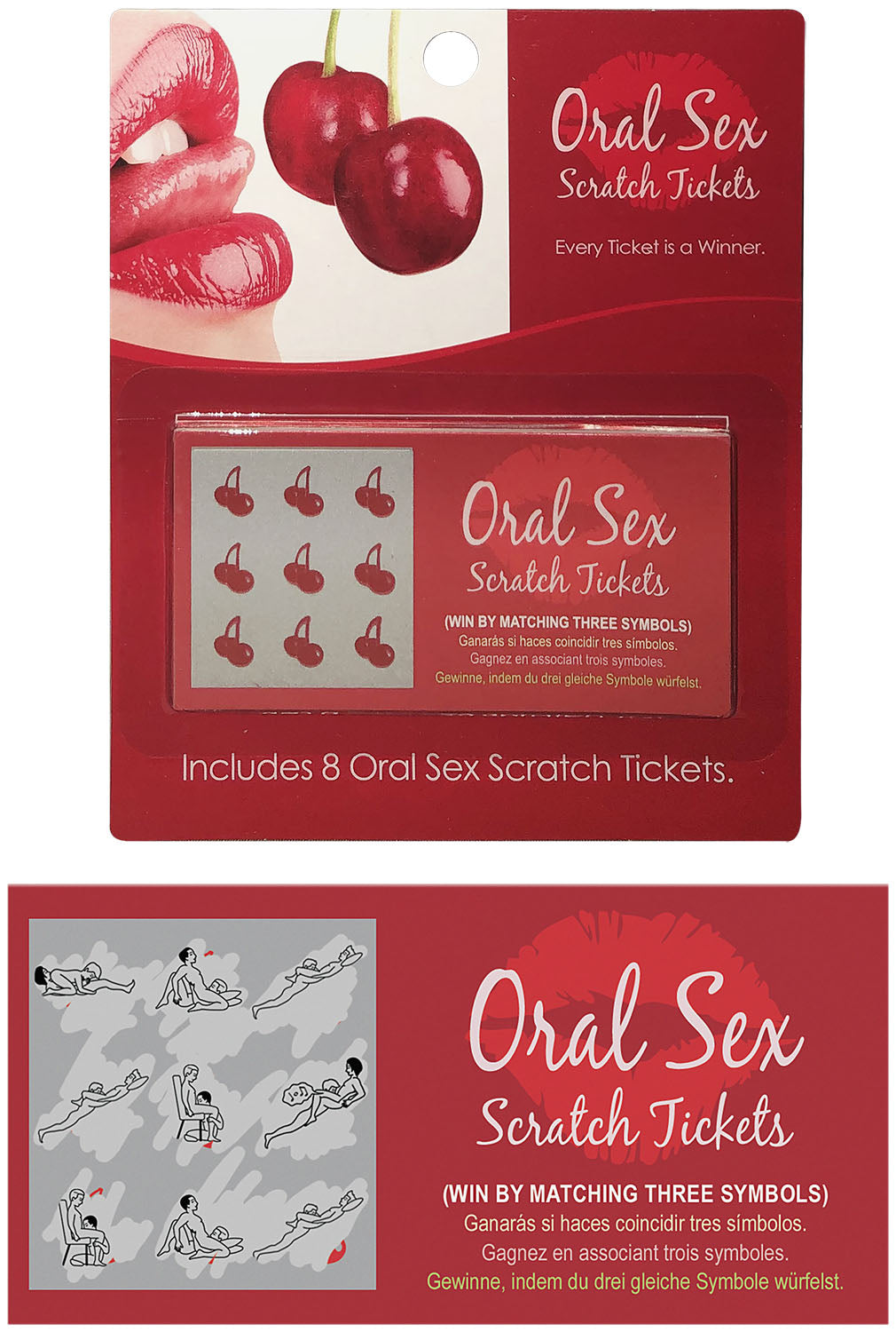 ORAL SEX SCRATCH TICKETS