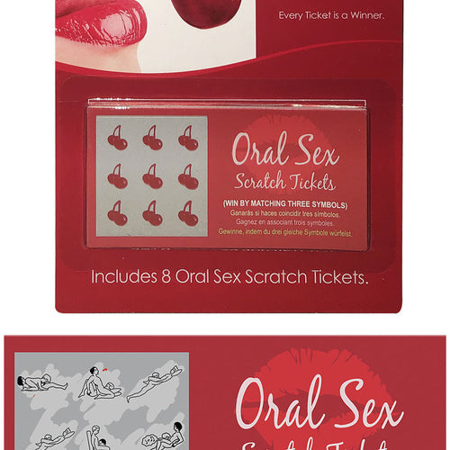 ORAL SEX SCRATCH TICKETS