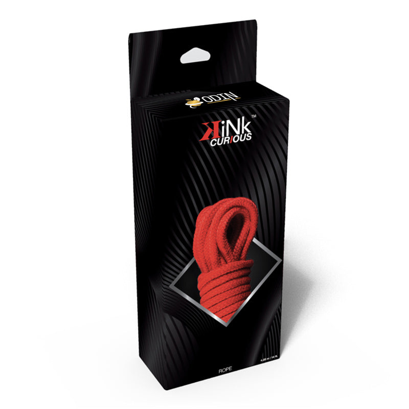 KINK CURIOUS BONDAGE ROPE RED - FRKINK002232
