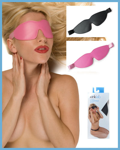 BLACK PADDED BLINDFOLD - KL923
