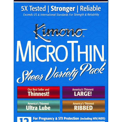 KIMONO MICROTHIN SHEER VARIETY 12 PACK - KM09012
