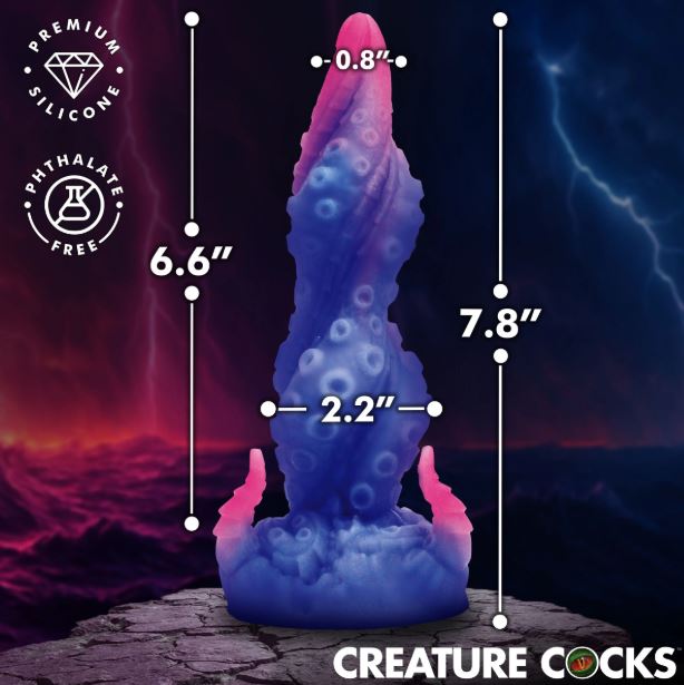 KRAKENAR TENTACLE SILICONE DILDO - XRAH894
